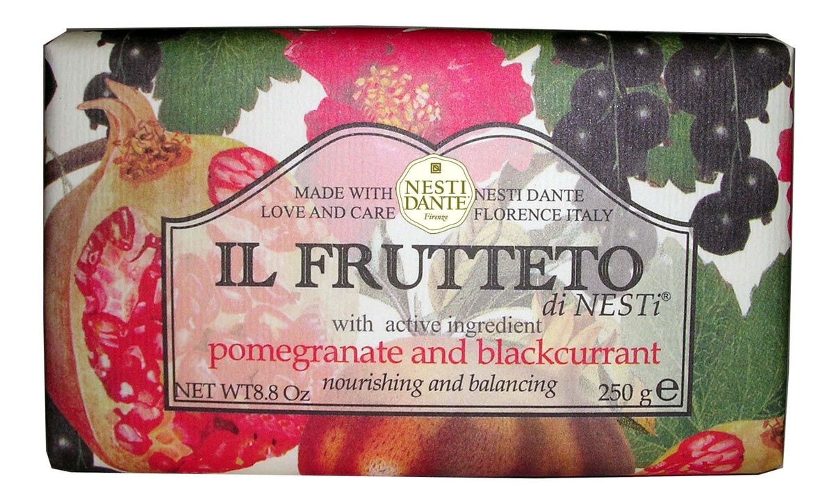 Mydło na bazie granatu i czarnej porzeczki