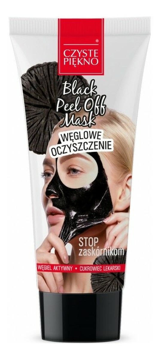 Black Peel Off Mask Węglowe Oczyszczenie Maska Do Twarzy Stop Zaskórnikom