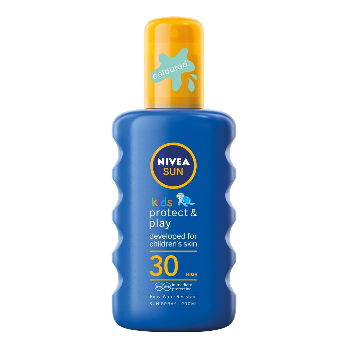 Nivea Sun Kids Protect & Play nawilżający spray ochronny na słońce dla dzieci SPF 30 200ml