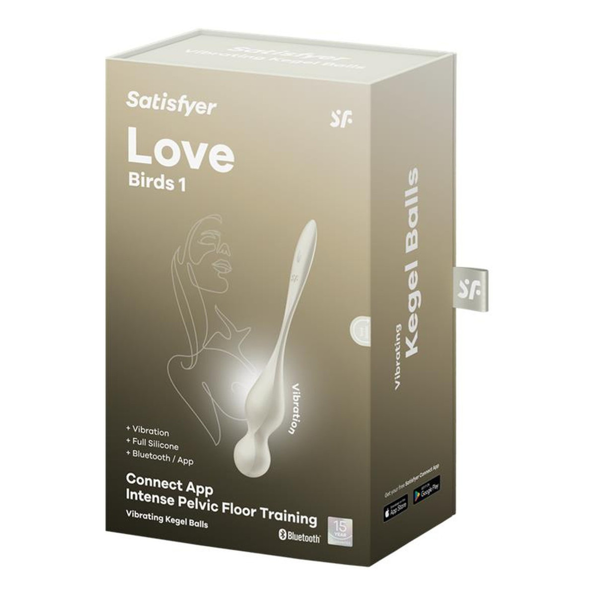 Satisfyer Love Birds Kulki do ćwiczeń mięśni kegla White