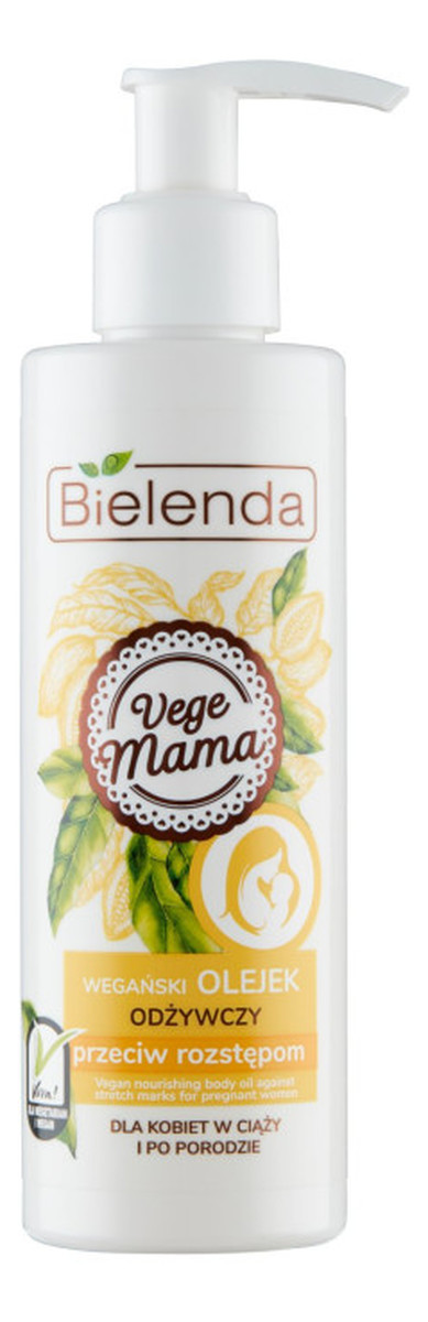 Wegański Olejek odżywczy przeciw rozstępom
