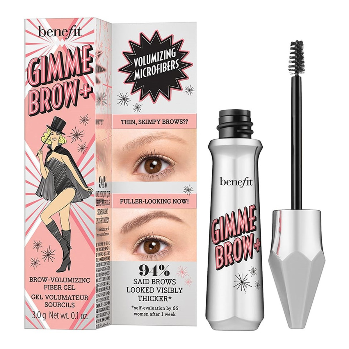 Benefit Gimme Volumizing Eyebrow Gel żel dodający brwiom objętości 3g