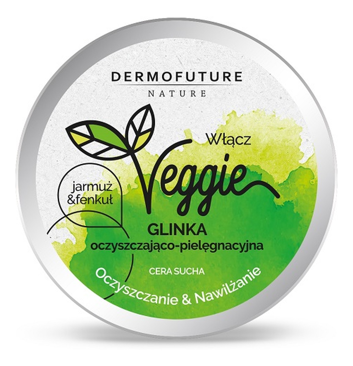 Veggie clay cleansing moisturizing glinka oczyszczająco-pielęgnacyjna cera sucha jarmuż & fenkuł