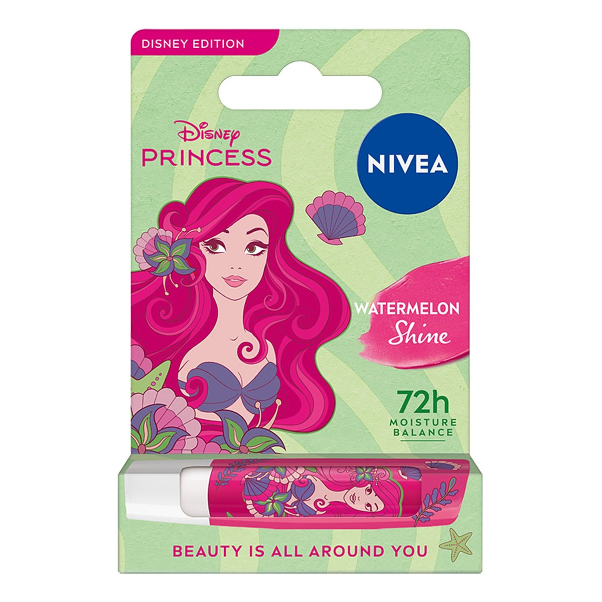 Nivea Disney Edition pielęgnująca pomadka do ust Watermelon Shine 4.8g