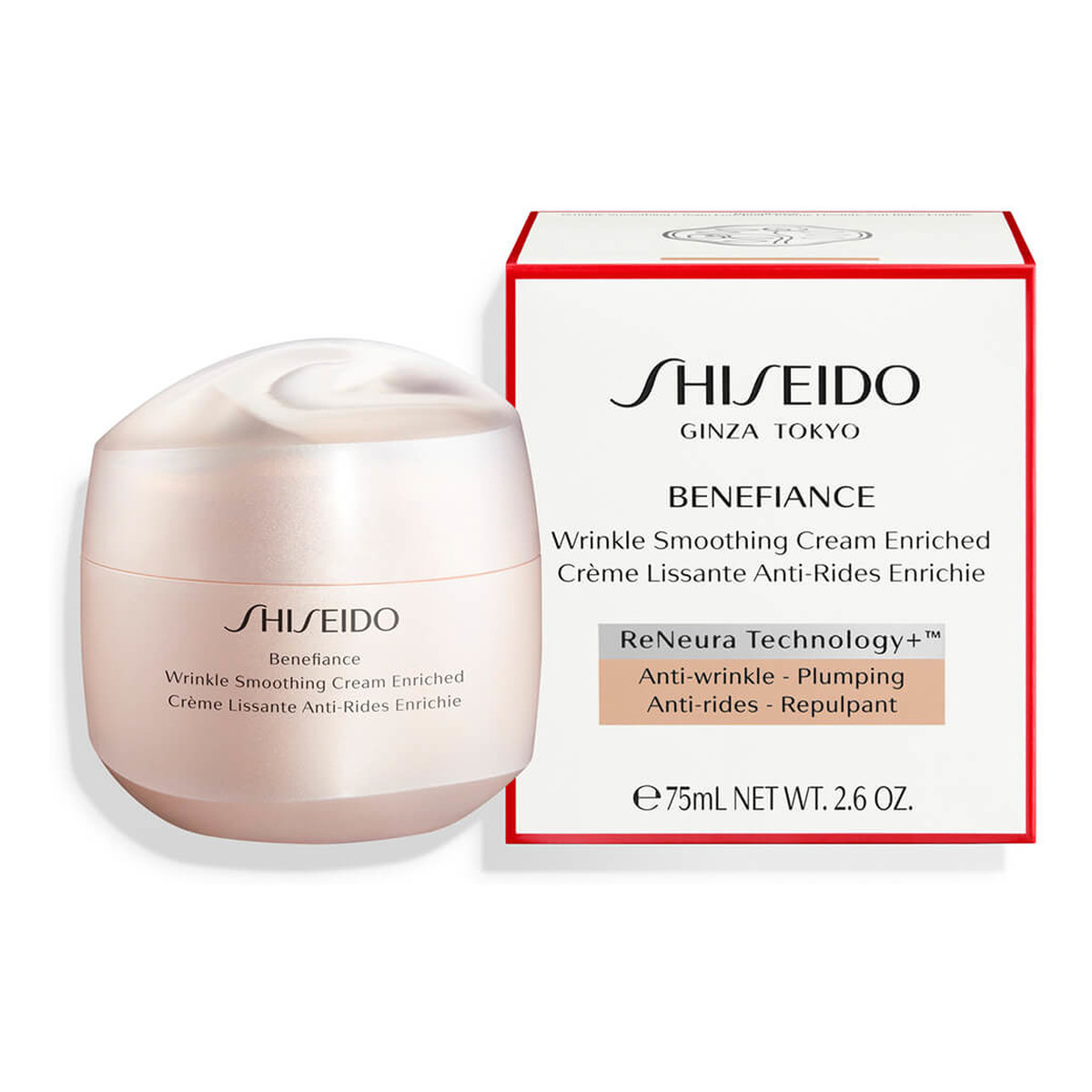 Shiseido Benefiance Wrinkle Smoothing Cream Enriched wzbogacony Krem wygładzający zmarszczki 75ml