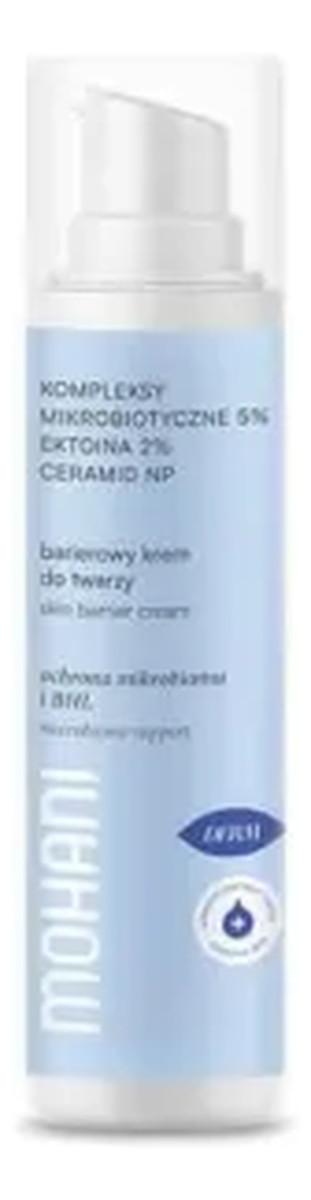 Regenerujący krem barierowy z ektoiną 2%, kompleksem mikrobiotycznym 5% i ceramidem NP