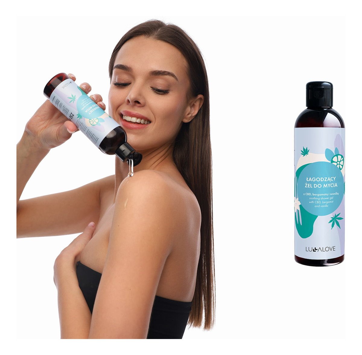 Łagodzący żel do mycia z CBD