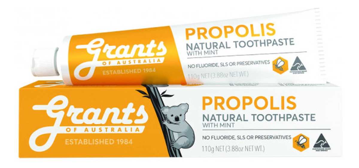 Ochronna propolisowa pasta do zębów bez fluoru