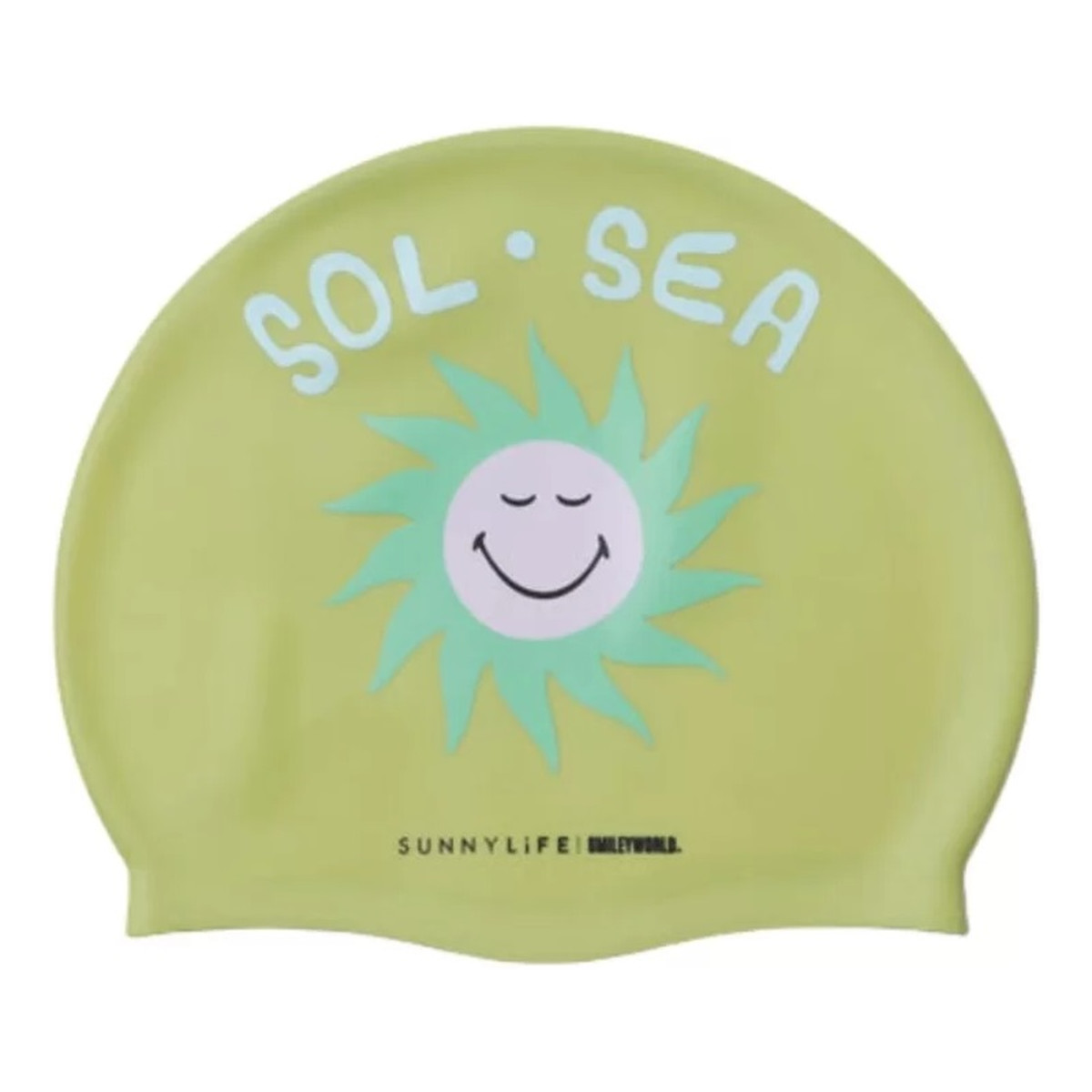 Sunnylife Smiley czepek basenowy world sol sea