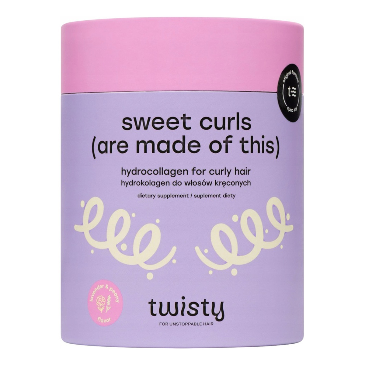 Twisty Sweet curls (are made of this) hydrokolagen do włosów kręconych 210g