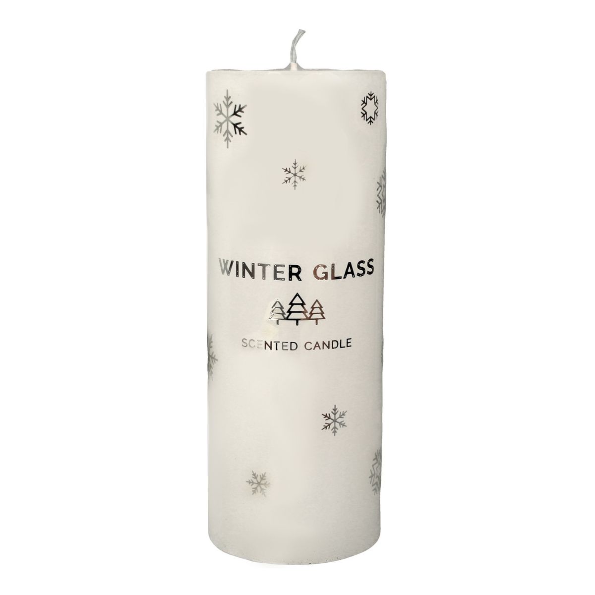 Artman Candles Świeca zapachowa Winter Glass biała - walec duży