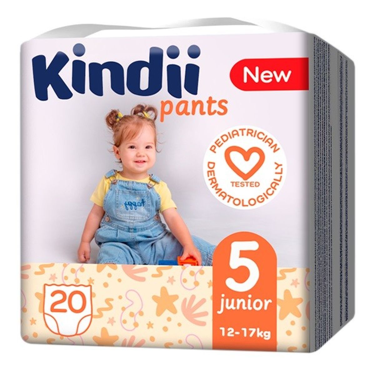 Kindi pielucho-majtki junior rozmiar 5 (12-17 kg) 20 sztuk