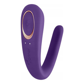 Partner massage wibrator dla par purple