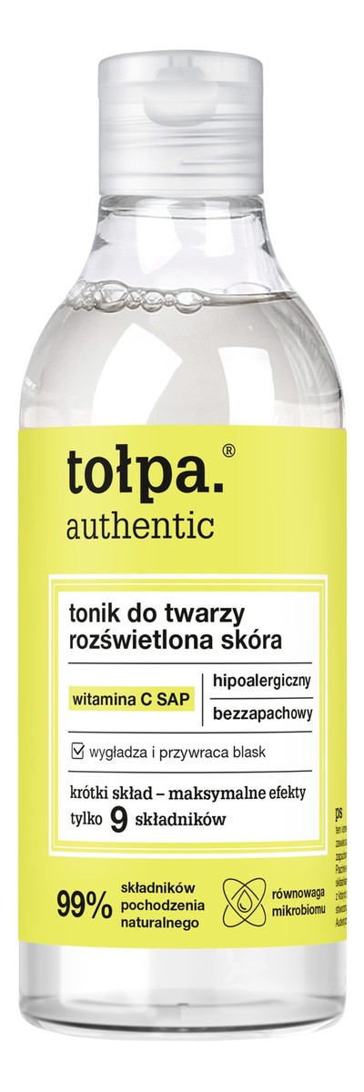 Authentic tonik do twarzy-rozświetlona skóra (witamina c sap)