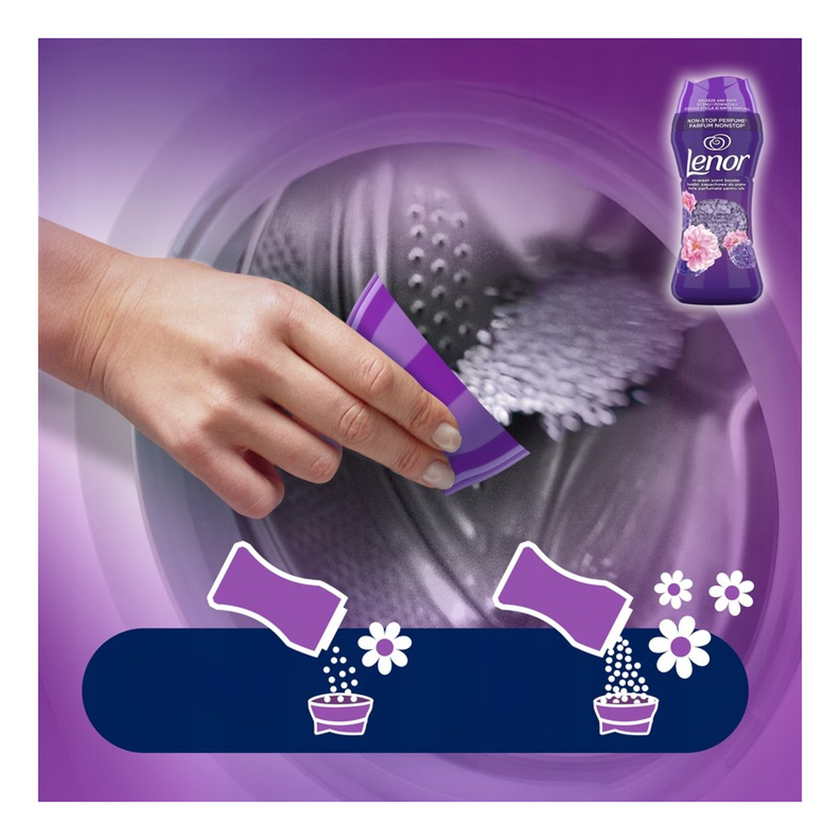 Lenor Perełki Zapachowe Do Prania Kwiatowy Bukiet/Floral Bouquet 195g