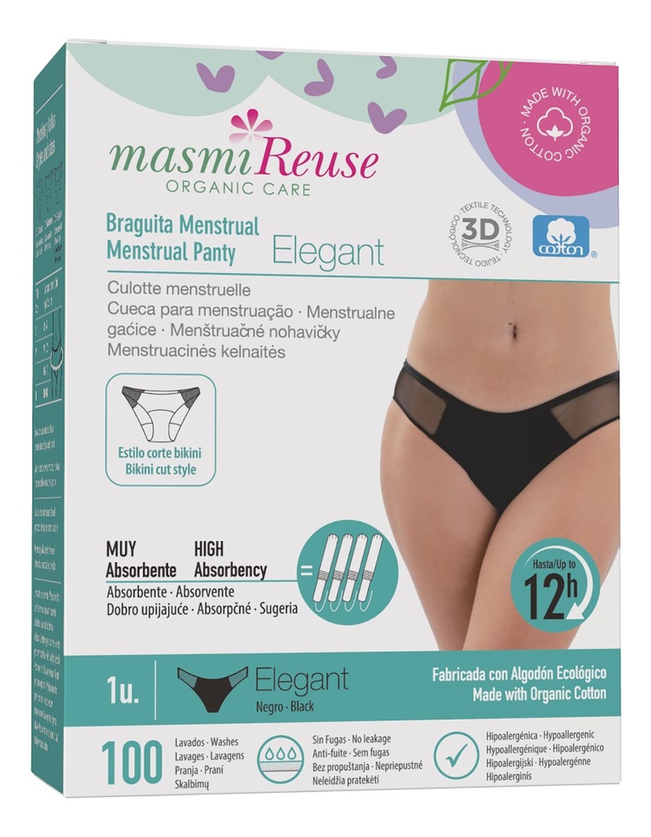 Elegant majtki menstruacyjne rozmiar l 1szt.