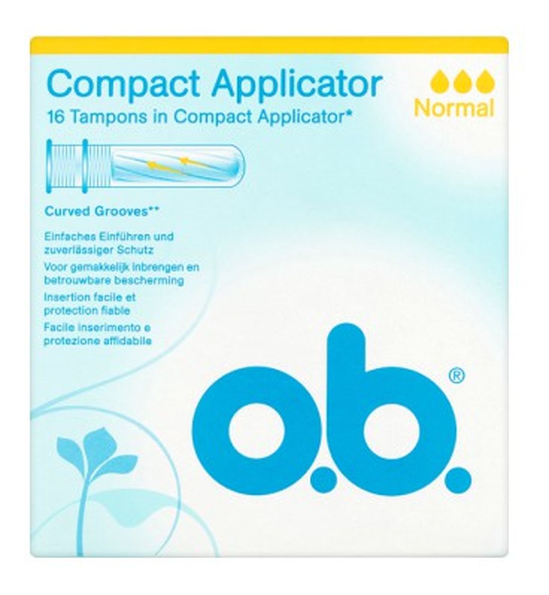 Compact Applicator Normal Tampony z aplikatorem 1op.-16szt