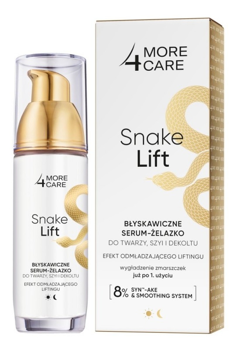 Snake Lift Błyskawiczne serum-żelazko do twarzy szyi i dekoltu