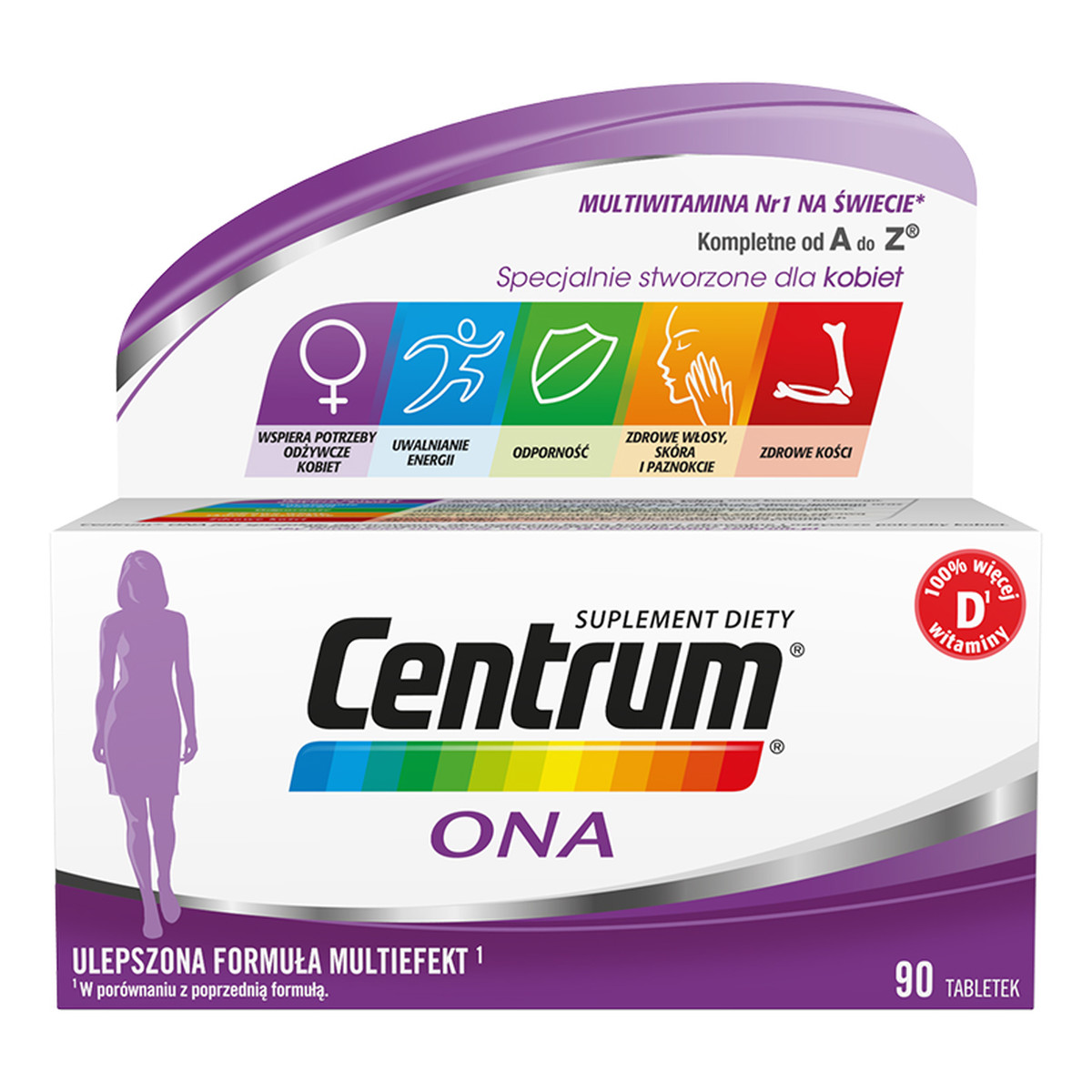 Centrum Ona witaminy i minerały dla kobiet suplement diety 90 tabletek