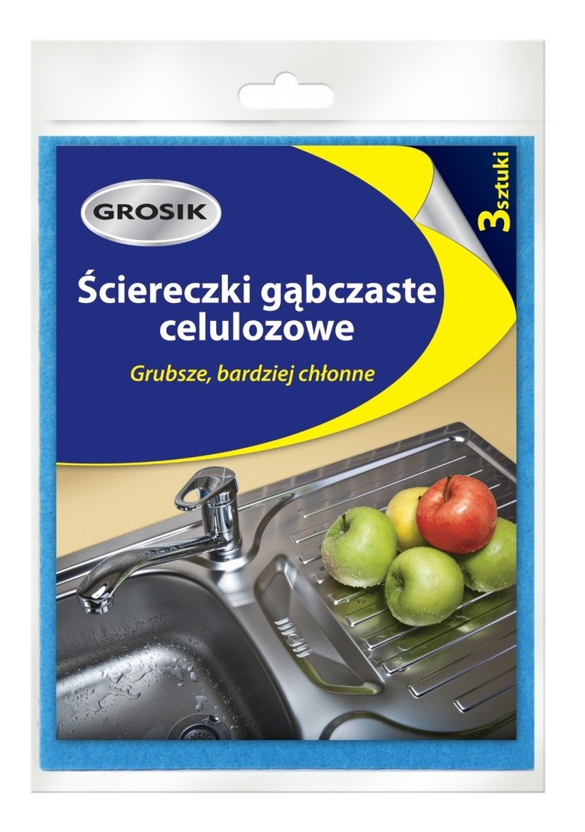 Ściereczki Gąbczaste Celulozowe 3 sztuki