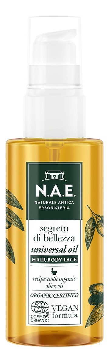 Segreto Di Bellezza Universal Oil Uniwersalny olejek do pielęgnacji włosów ciała i twarzy