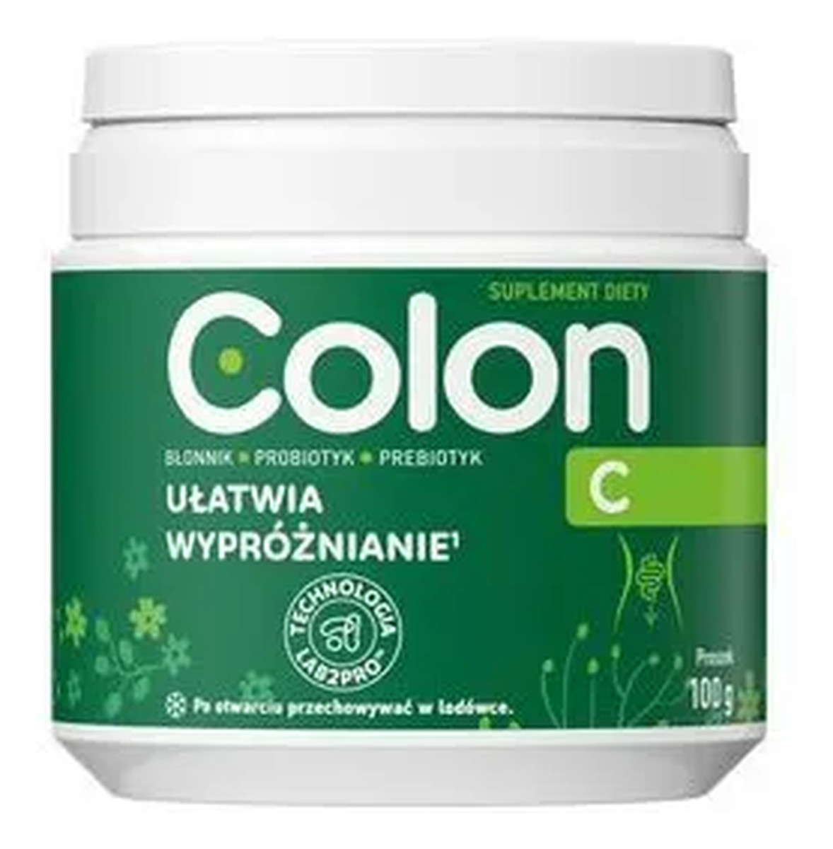 C zdrowie jelit suplement diety w proszku