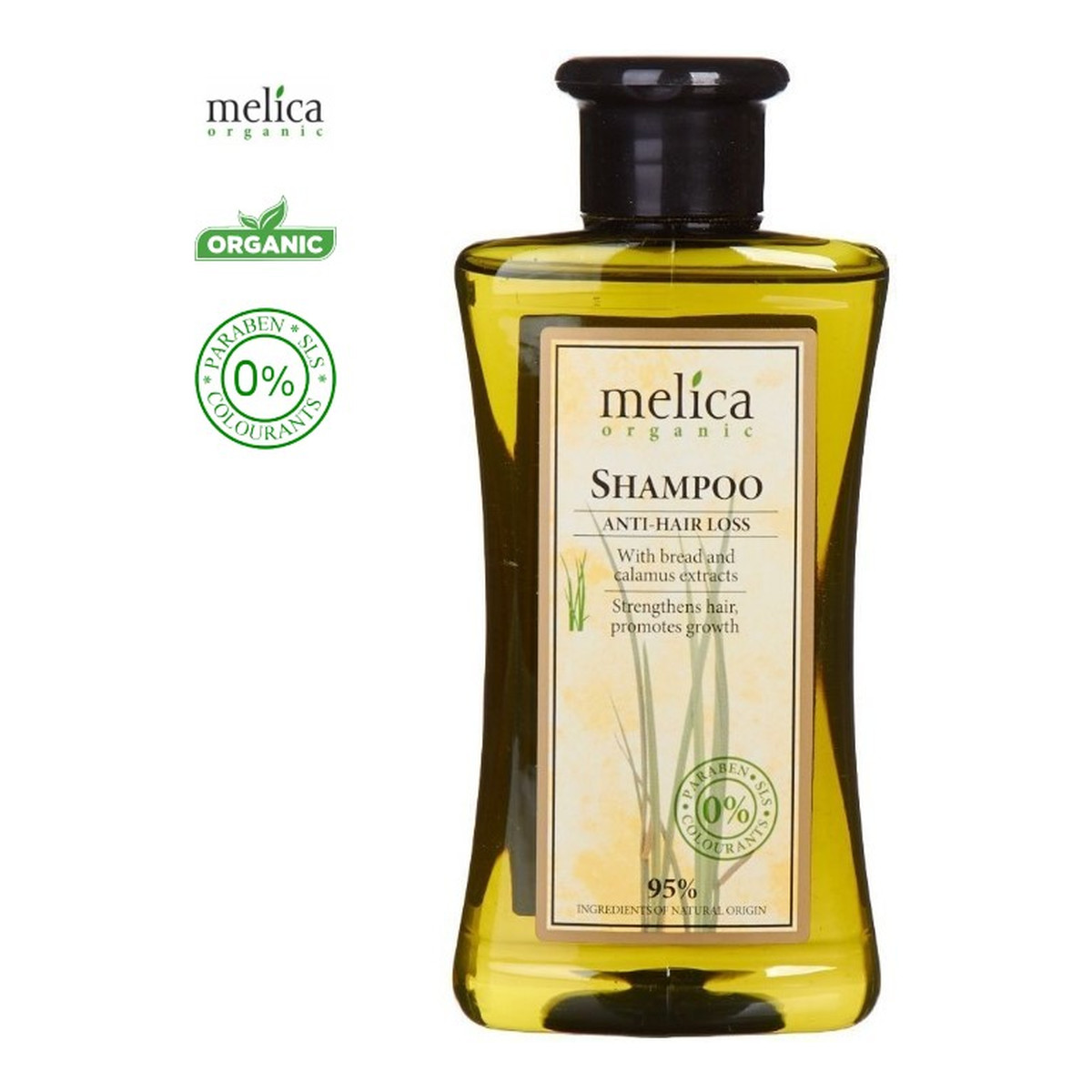 Melica Organic Odżywczy Szampon organiczny przeciw wypadaniu włosów 300ml