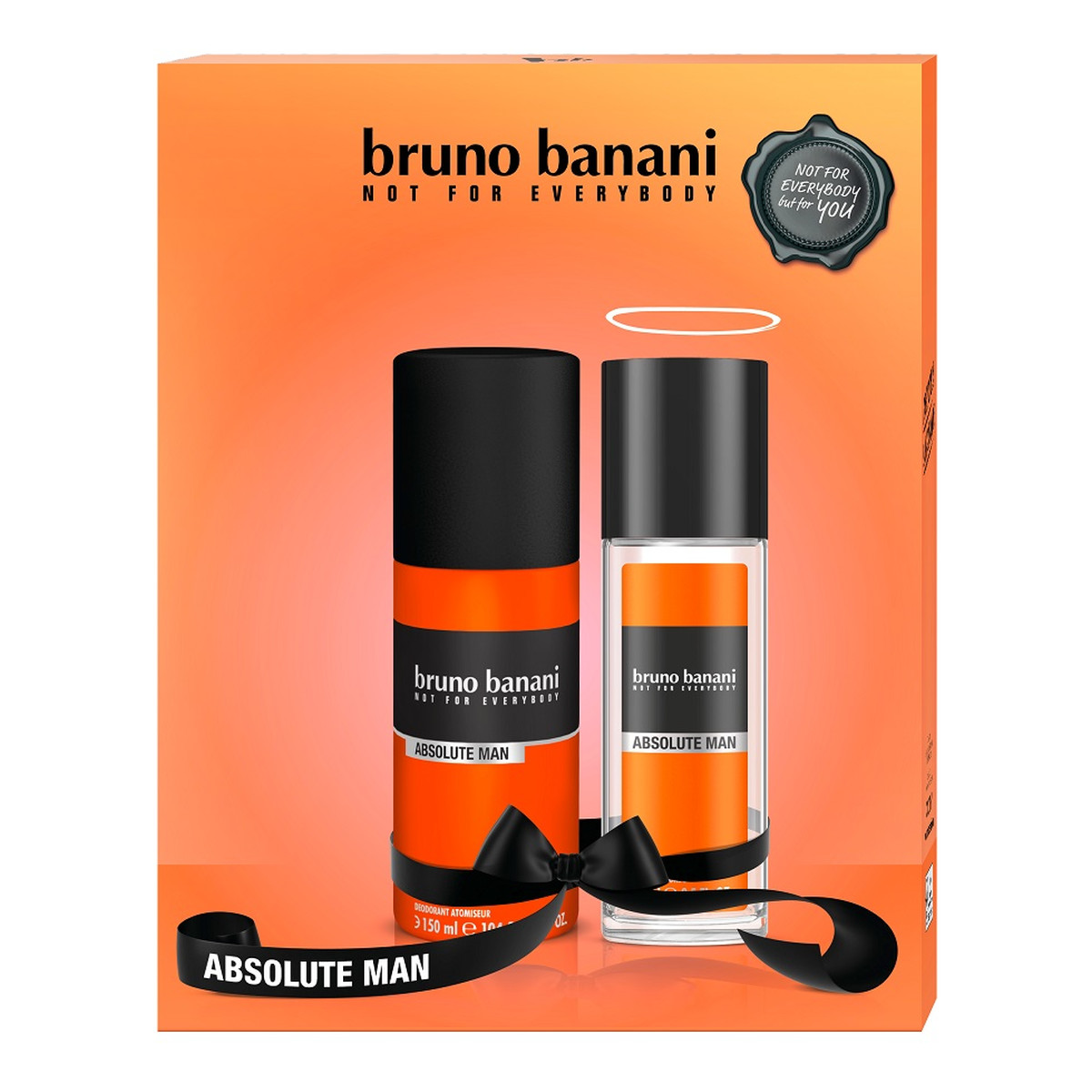 Bruno Banani Absolute Man zestaw dezodorant spray szkło 75ml + dezodorant spray 150 ml 150ml