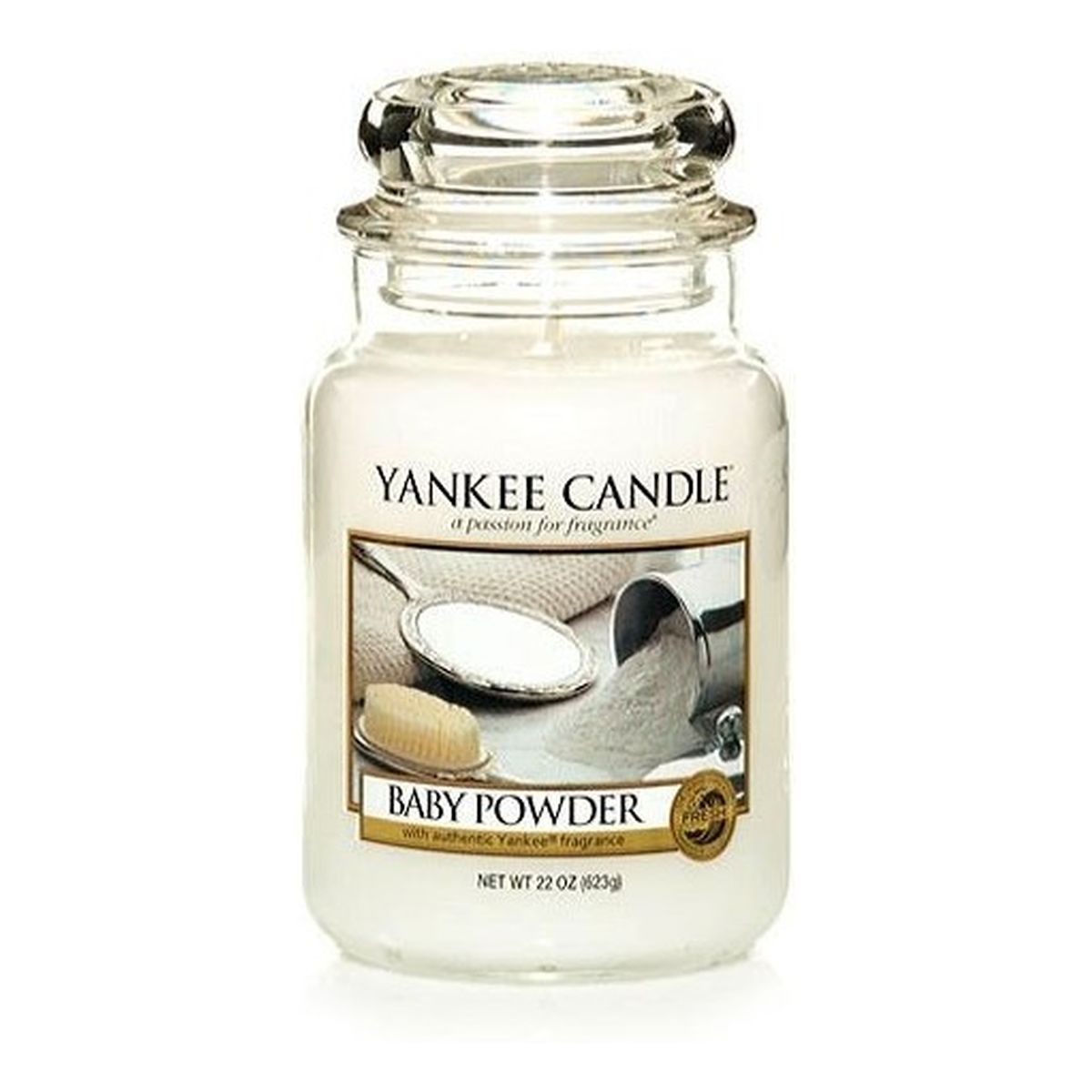 Yankee Candle Large Jar Duża świeczka zapachowa Baby Powder 623g