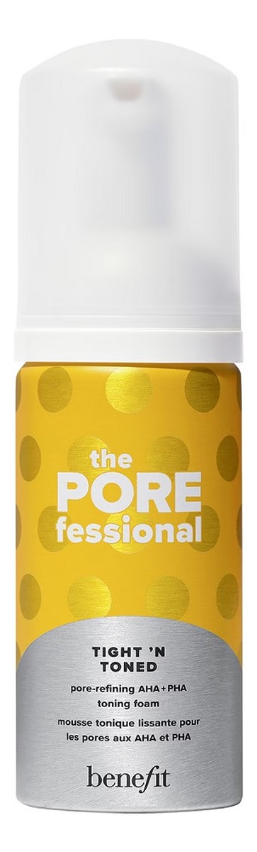 The porefessional tight’n toned mini tonik w piance z kwasami aha+pha oczyszczający pory