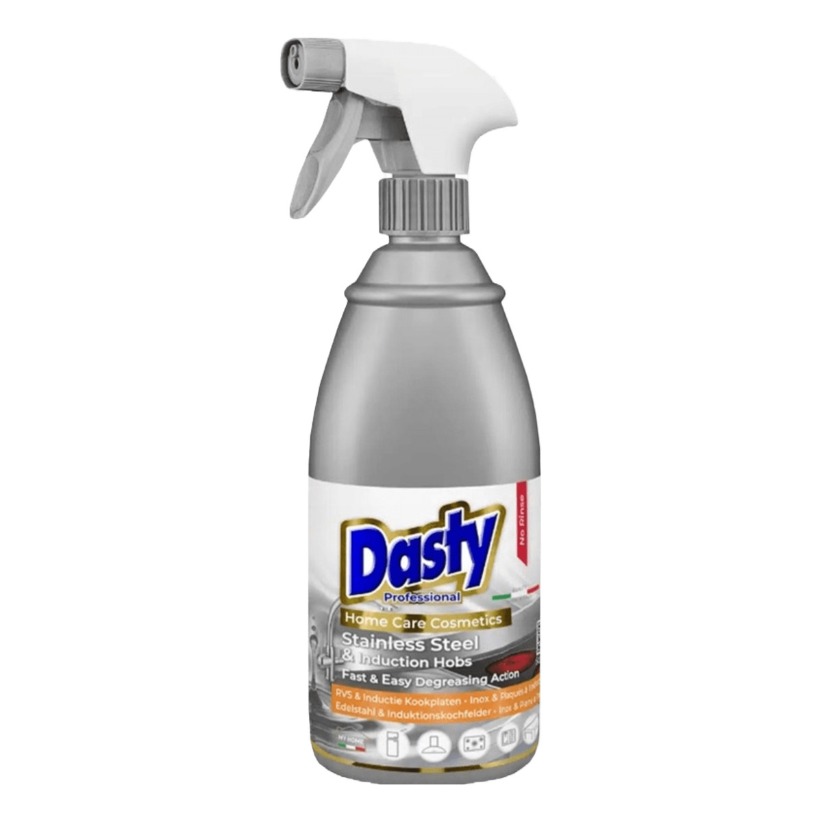 Dasty Super degreaser odtłuszczacz + Stainless Stell do stali + Gel multisulface care perfumowany 3x700ml