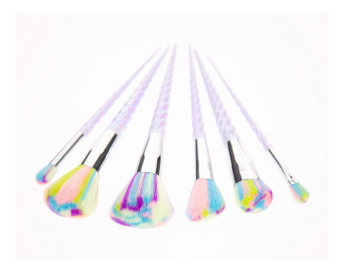 MIMO by Tools For Beauty, Zestaw 8 Pędzli Do Makijażu, Unicorn, Pastel