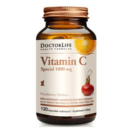 Vitamin c special 1000mg o przedłużonym działaniu suplement diety 120 kapsułek