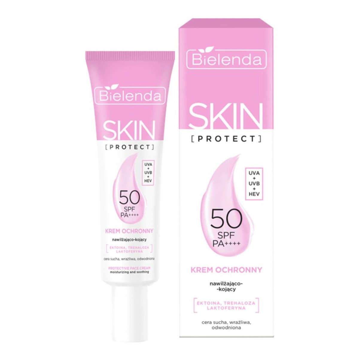 Bielenda Skin Protect Krem SPF50 nawilżający-kojący 40ml