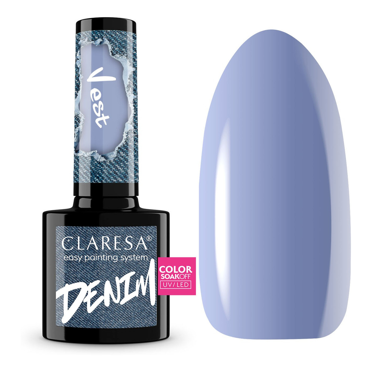 Claresa N Denim Lakier hybrydowy 5g