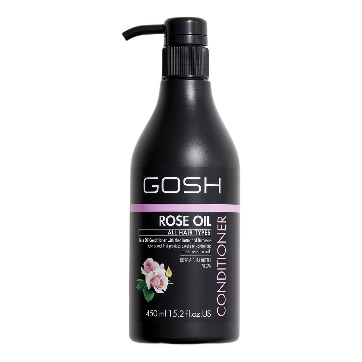 Gosh Rose oil odżywka do włosów z olejkiem różanym 450ml