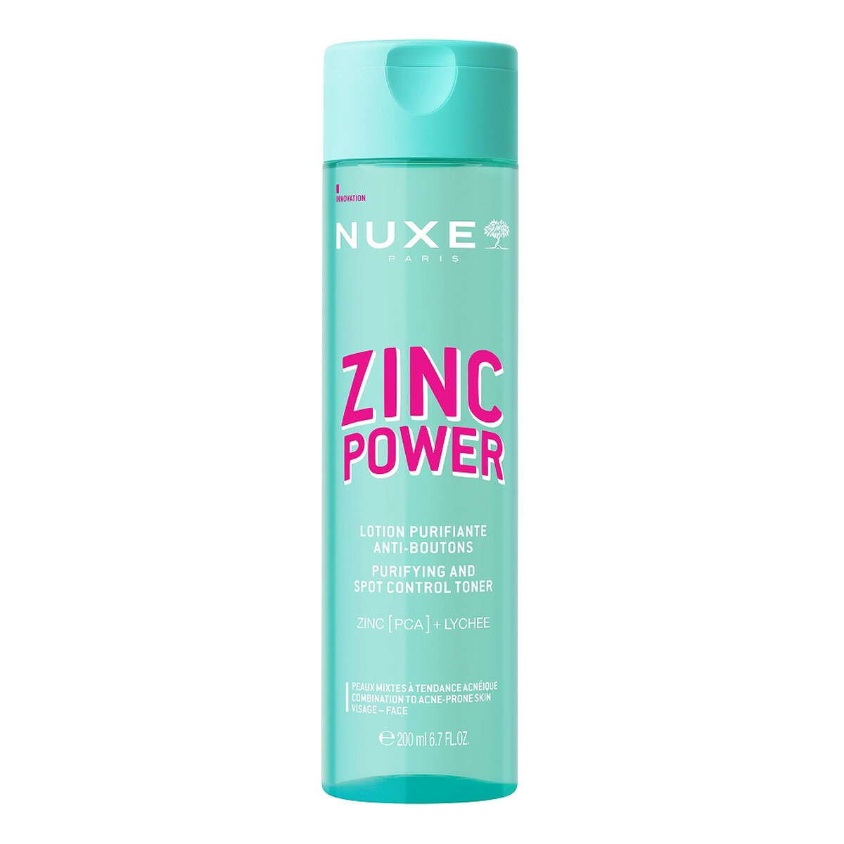 Nuxe Zinc power oczyszczający tonik zwalczający wypryski 200ml
