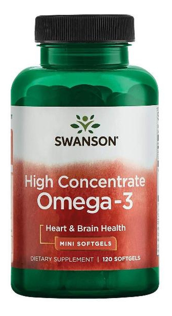 High concentrate omega 3 suplement diety 120 kapsułek