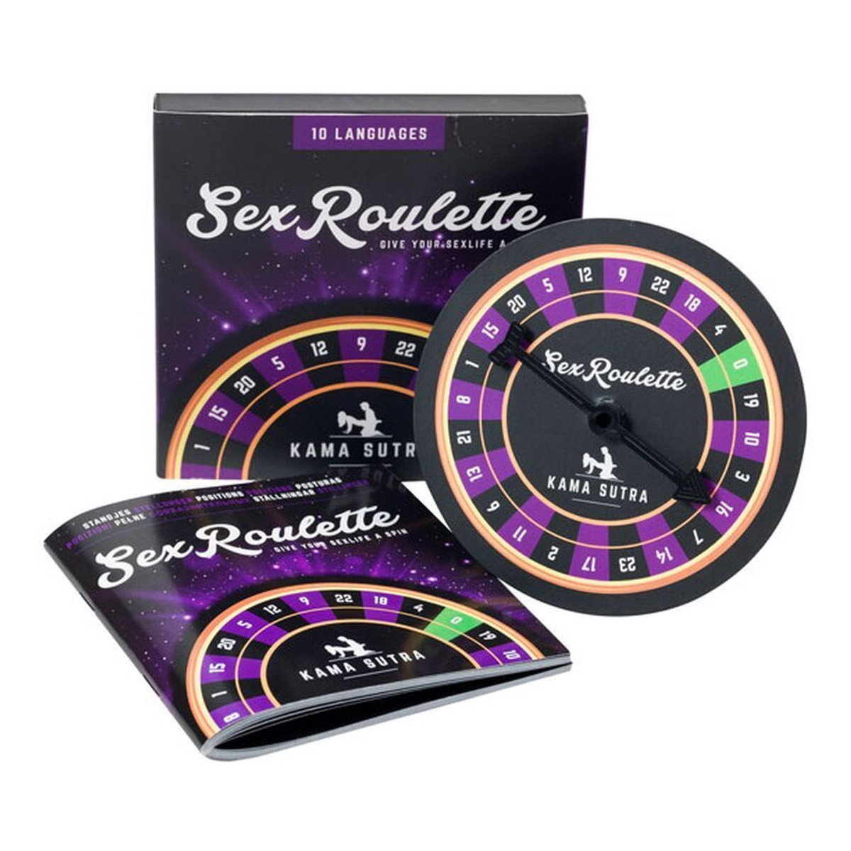 Tease & Please Sex roulette kamasutra wielojęzyczna gra erotyczna