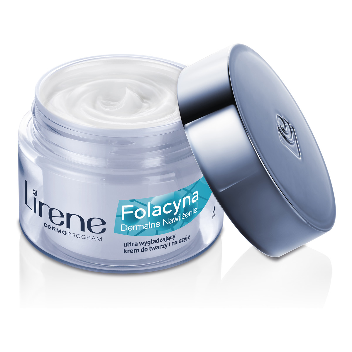 Lirene Folacyna 30+ Dermalne Nawilżenie Ultra wygładzający krem do twarzy i na szyję na noc 50ml