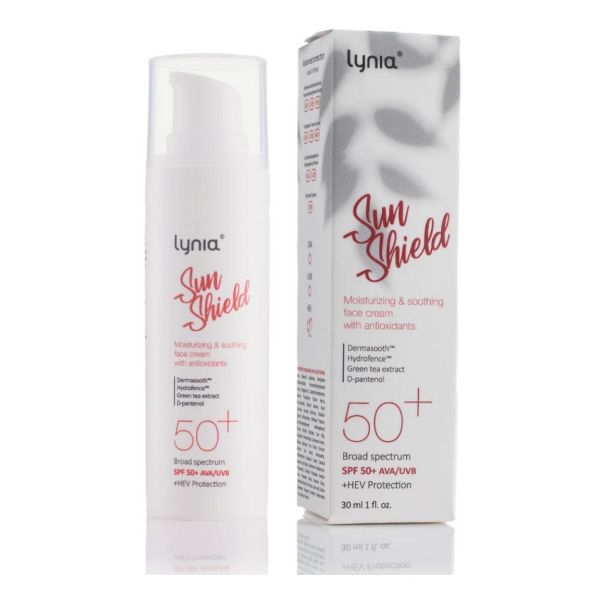 Lynia Sun Shield Krem ochronny z wysokim filtrem SPF50 30ml