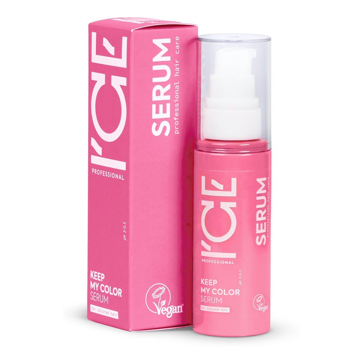 Natura Siberica Ice Professional Keep My Color Wegańskie serum do włosów farbowanych 50ml