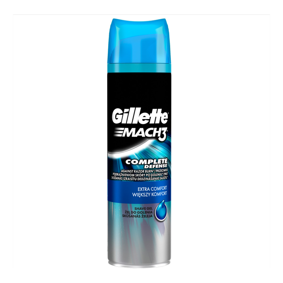 Gillette Irritation Defense Mach3 Żel Do Golenia 200ml