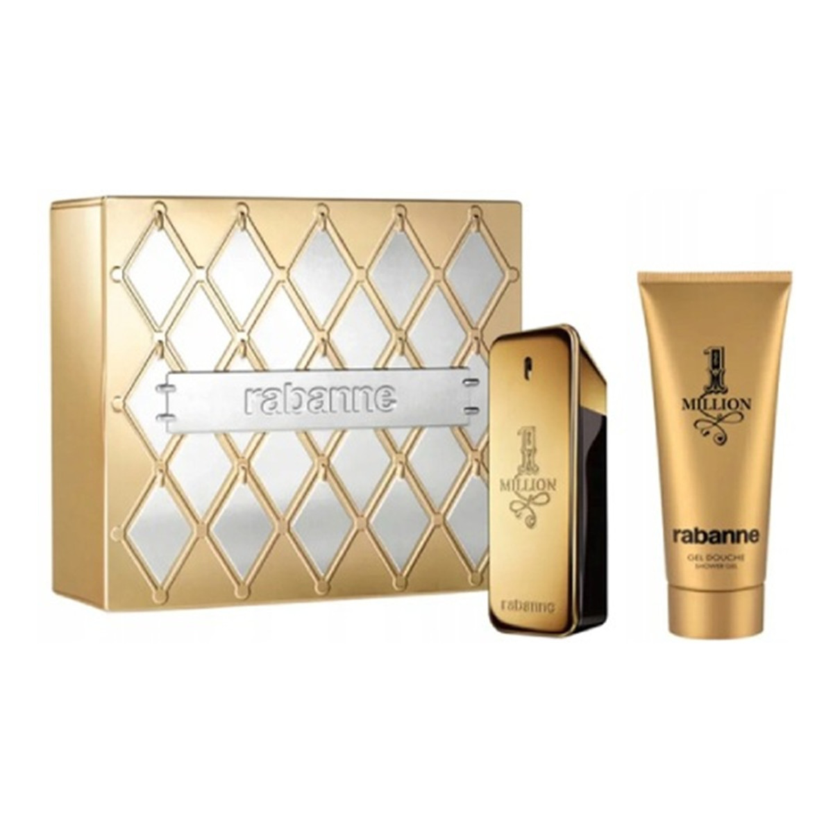 Paco Rabanne 1 Million Men zestaw woda toaletowa Spray 100ml + żel pod prysznic 100ml