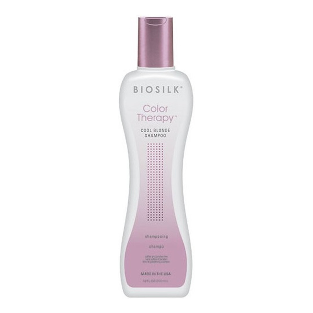 Biosilk Color therapy cool blonde shampoo szampon do włosów rozjaśnionych i z pasemkami nadający chłodny odcień 355ml