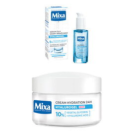 Bogaty krem intensywnie nawilżający skóra wrażliwa odwodniona 50ml + Serum 30ml