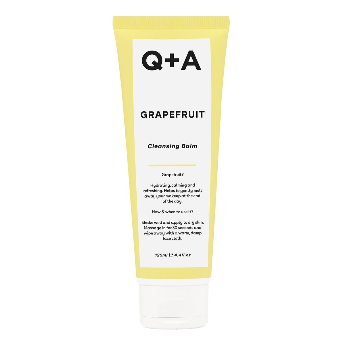 Q+A Grapefruit Cleansing Balm Balsam do mycia twarzy z grejpfrutem 125ml