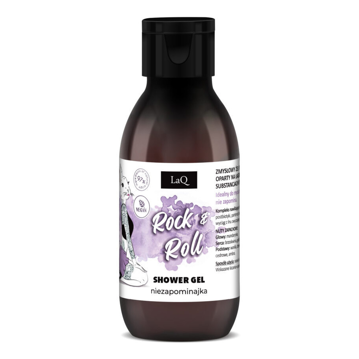Laq Rock & Roll Mini żel pod prysznic Niezapominajka 100ml