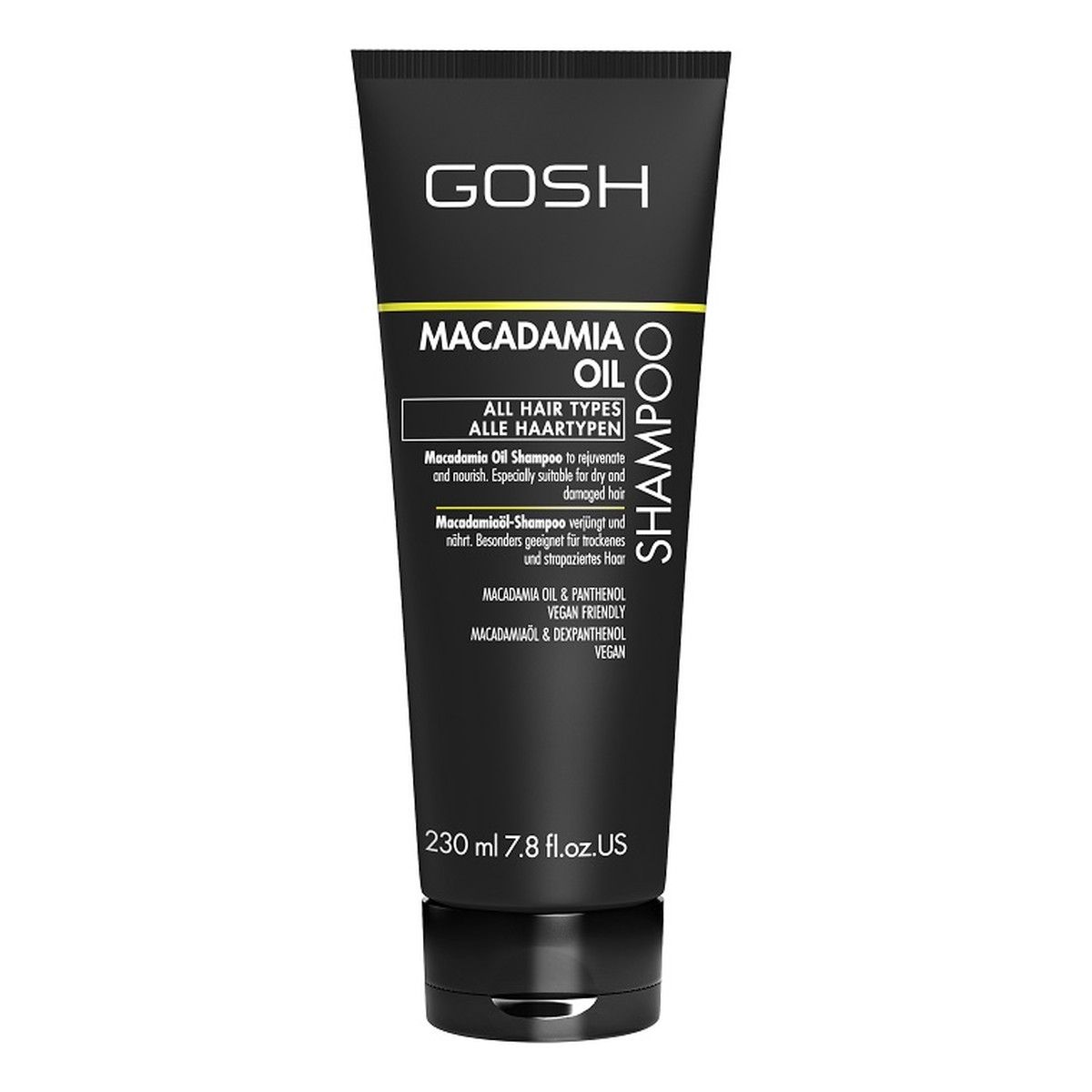 Gosh Macadamia oil shampoo szampon do włosów z olejem macadamia 230ml