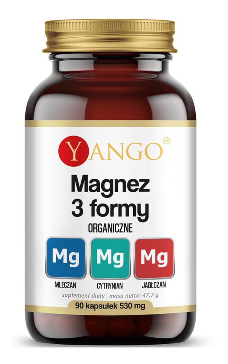 Magnez 3 formy suplement diety 90 kapsułek